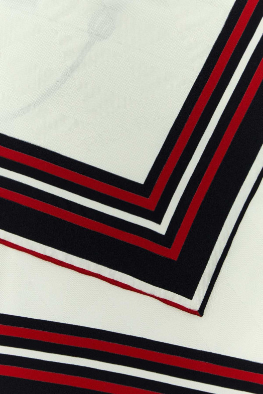 Ivory twill foulard PRADA (1FF0042HIG)