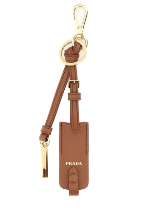 Caramel leather key ring PRADA (1TL553ASK) Caramel leather key ring PRADA (1TL553ASK)