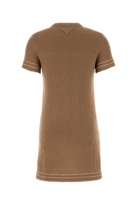 Biscuit cashmere mini dress PRADA (23A08SOOO1ISX) Biscuit cashmere mini dress PRADA (23A08SOOO1ISX)