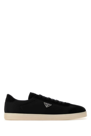 Black Re-Nylon and suede sneakers PRADA (2EE454FG000D7C)