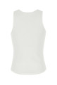 White stretch cotton Illuminate tank top Black ZIMMERMANN (4356TS251) White stretch cotton Illuminate tank top Black ZIMMERMANN (4356TS251)