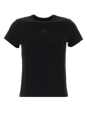 Black cotton t-shirt T BY ALEXANDER WANG (4CC3241521) Black cotton t-shirt T BY ALEXANDER WANG (4CC3241521)