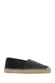 Black leather Monogram espadrilles Black SAINT LAURENT (5096160AS00)