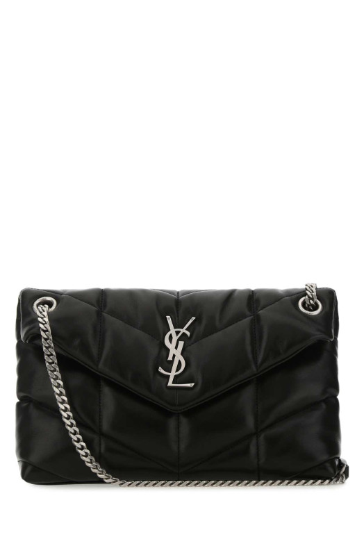 Black nappa leather small Puffer shoulder bag Black SAINT LAURENT (5774761EL00)