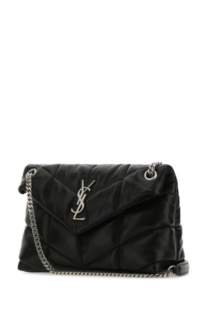 Black nappa leather small Puffer shoulder bag Black SAINT LAURENT (5774761EL00)