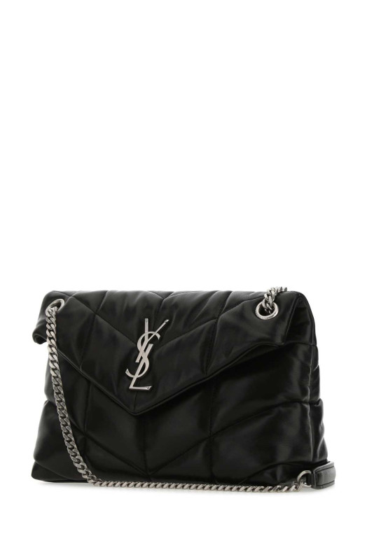 Black nappa leather small Puffer shoulder bag Black SAINT LAURENT (5774761EL00)