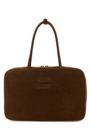 Brown suede handbag MIU MIU (5BB117VMON2CSS) Brown suede handbag MIU MIU (5BB117VMON2CSS)