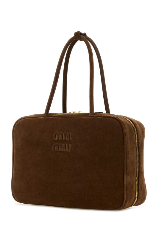 Brown suede handbag MIU MIU (5BB117VMON2CSS) Brown suede handbag MIU MIU (5BB117VMON2CSS)