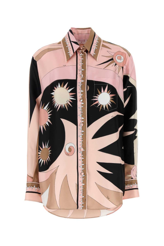Printed twill oversize shirt EMILIO PUCCI (5HRJ105H831)