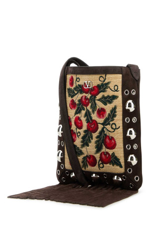 Вышитая рафия и замша, небольшая сумка через плечо Nellcôte VALENTINO GARAVANI (6W0B0R34QYL) Вышитая рафия и замша, небольшая сумка через плечо Nellcôte VALENTINO GARAVANI (6W0B0R34QYL)