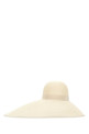 Ivory abaca VLogo Signature hat VALENTINO GARAVANI (6W0HE00EHWP)