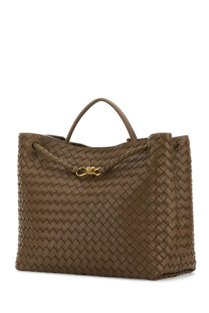 Велика шкіряна сумка Andiamo коричневого кольору BOTTEGA VENETA (766019VCPP1) Велика шкіряна сумка Andiamo коричневого кольору BOTTEGA VENETA (766019VCPP1)