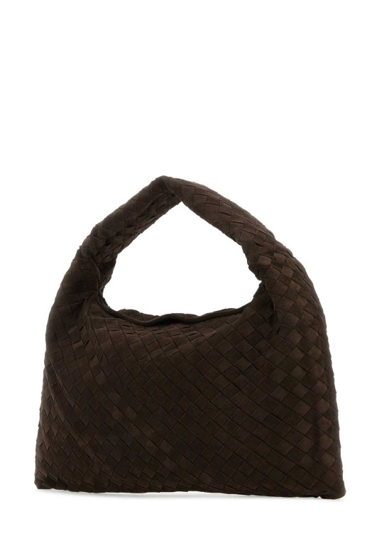 Коричневая замшевая небольшая сумка через плечо Hop BOTTEGA VENETA (796262V1QE3) Коричневая замшевая небольшая сумка через плечо Hop BOTTEGA VENETA (796262V1QE3)