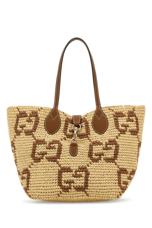 Вишита рафієва сумка для покупок GUCCI (8182229AAGM)