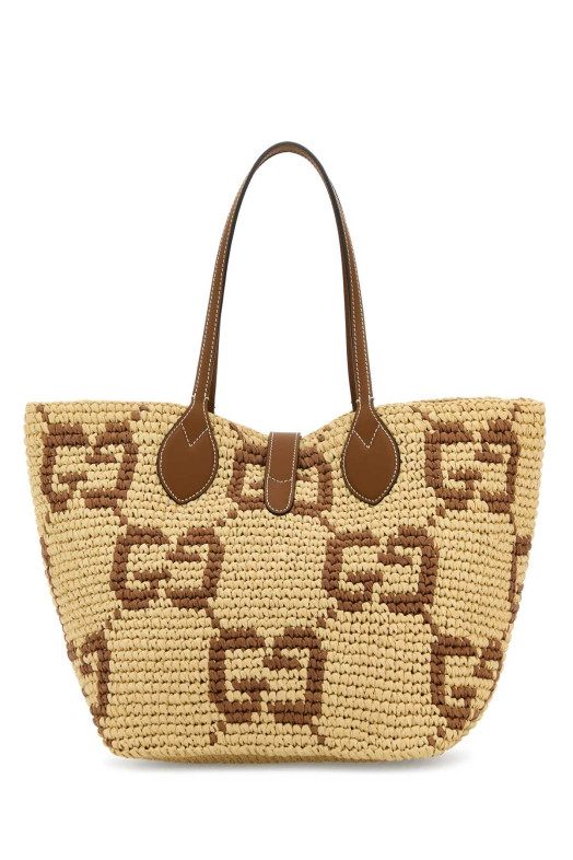 Вишита рафієва сумка для покупок GUCCI (8182229AAGM)