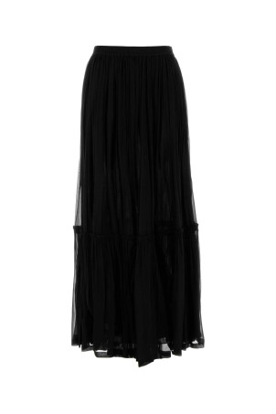 Чорна спідниця з крепу Чорна SAINT LAURENT (823141Y115W) Чорна спідниця з крепу Чорна SAINT LAURENT (823141Y115W)