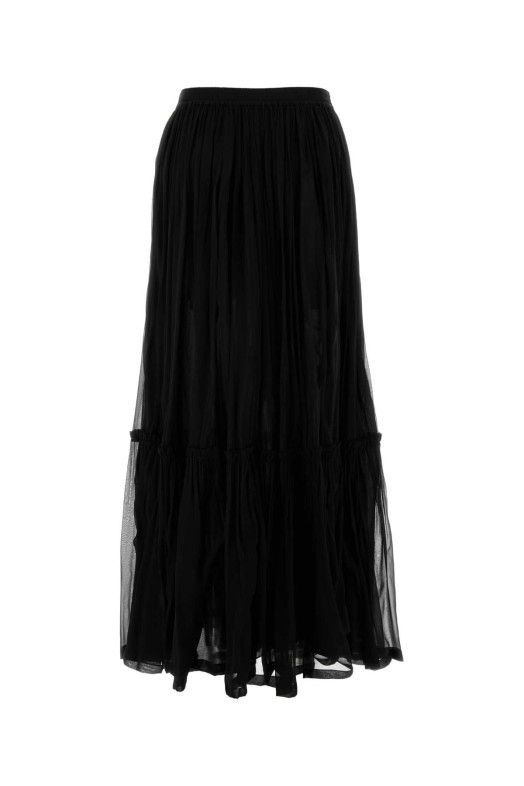 Black crepe skirt Black SAINT LAURENT (823141Y115W) Black crepe skirt Black SAINT LAURENT (823141Y115W)