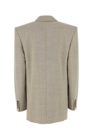 Шерстяной блейзер Cappuccino SAINT LAURENT (823616Y5K17) Шерстяной блейзер Cappuccino SAINT LAURENT (823616Y5K17)