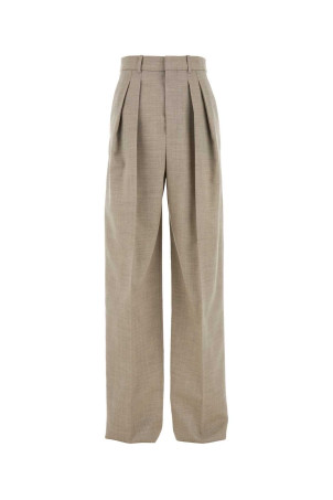 Beige wool wide-leg pant SAINT LAURENT (824389Y5K17) Beige wool wide-leg pant SAINT LAURENT (824389Y5K17)