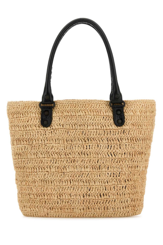 Маленькая сумка-ведро Le City из рафии BALENCIAGA (8288882ABRY)