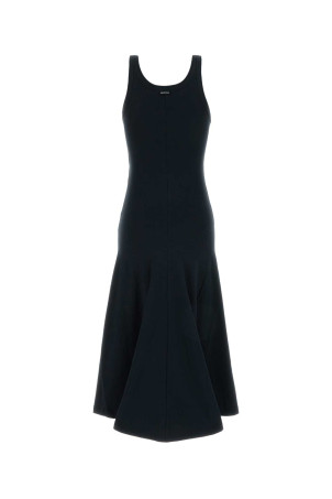 Slate stretch cotton dress BALENCIAGA (829507TMVC3) Slate stretch cotton dress BALENCIAGA (829507TMVC3)