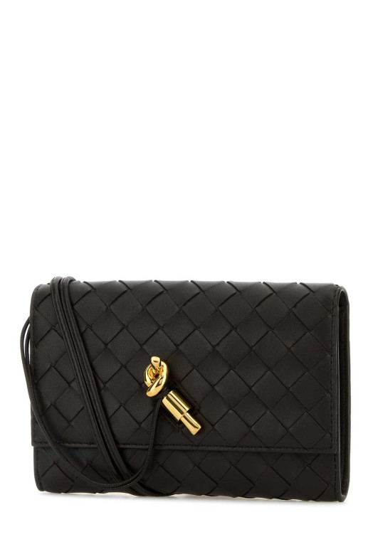 Chocolate nappa leather Andiamo crossbody bag BOTTEGA VENETA (836940VCPP2)