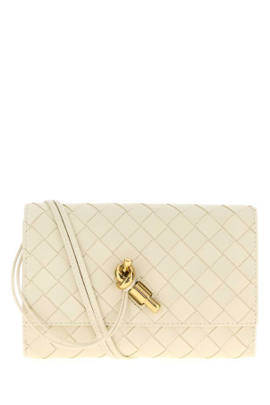 Сумка через плече Andiamo з шкіри наппа кольору слонової кістки BOTTEGA VENETA (836940VCPP2)