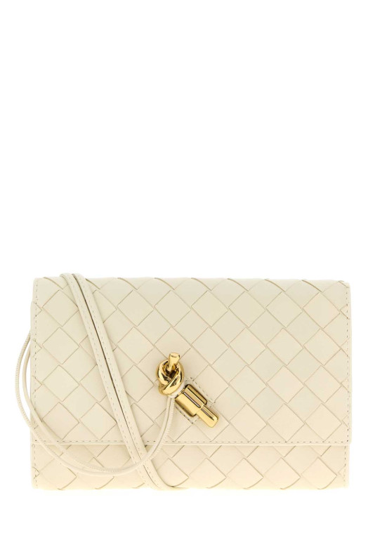 Сумка через плече Andiamo з шкіри наппа кольору слонової кістки BOTTEGA VENETA (836940VCPP2)