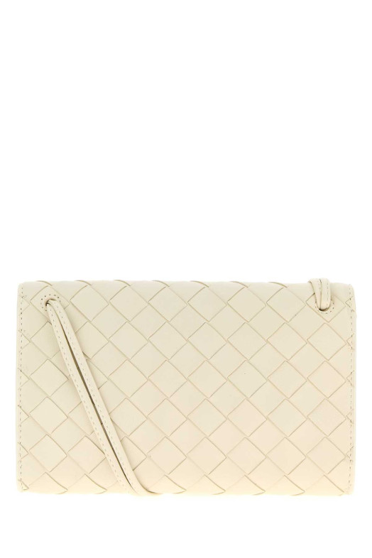 Сумка через плече Andiamo з шкіри наппа кольору слонової кістки BOTTEGA VENETA (836940VCPP2)