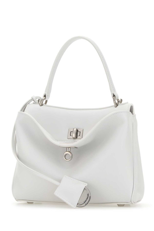 White leather mini Rodeo handbag BALENCIAGA (8437122AA4U) White leather mini Rodeo handbag BALENCIAGA (8437122AA4U)