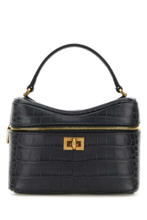 Джинсовая синяя кожаная сумка Rodeo BALENCIAGA (8455942AA5L)