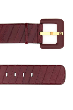 Бургундский кожаный ремень Forever Fendi FENDI (8C0735AV5B) Бургундский кожаный ремень Forever Fendi FENDI (8C0735AV5B)