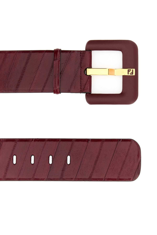 Бургундский кожаный ремень Forever Fendi FENDI (8C0735AV5B) Бургундский кожаный ремень Forever Fendi FENDI (8C0735AV5B)