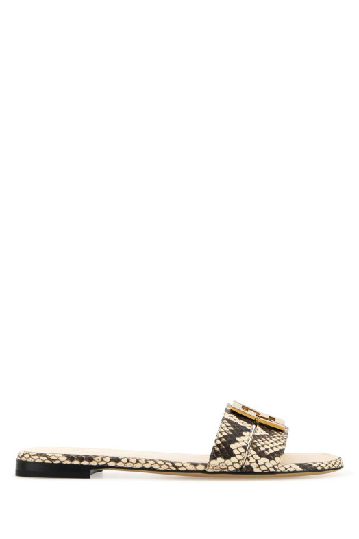 Multicolor leather Fendi FFold slippers FENDI (8R8554AU2F) Multicolor leather Fendi FFold slippers FENDI (8R8554AU2F)