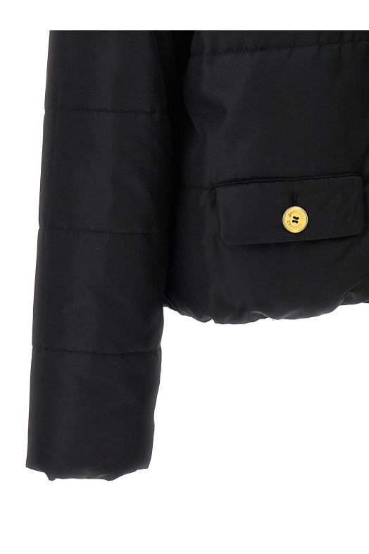 Куртка с логотипом на пуговицах, черная MOSCHINO (A052955150555) Куртка с логотипом на пуговицах, черная MOSCHINO (A052955150555)