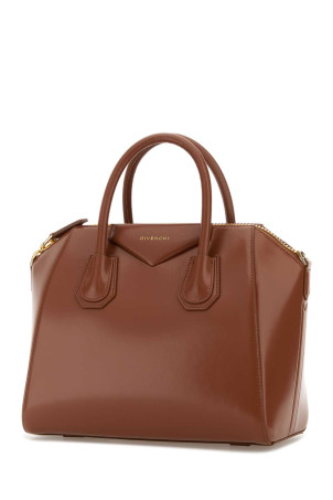 Кожаная сумочка Antigona небольшого размера цвета карамель GIVENCHY (BB5149B13A) Кожаная сумочка Antigona небольшого размера цвета карамель GIVENCHY (BB5149B13A)
