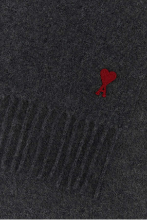 Melange graphite wool scarf AMI (BFUSF405334) Melange graphite wool scarf AMI (BFUSF405334)