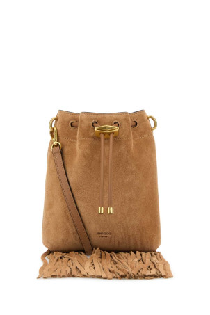 Camel suede Bon Bon bucket bag JIMMY CHOO (BONBONBCKTNSMNJSU)