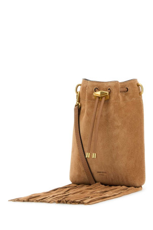 Camel suede Bon Bon bucket bag JIMMY CHOO (BONBONBCKTNSMNJSU)