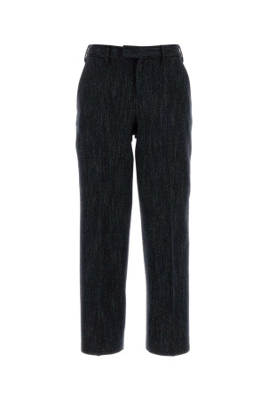 Melange blue wool blend pant PT TORINO (CDVSEAZ00STDES29) Melange blue wool blend pant PT TORINO (CDVSEAZ00STDES29)