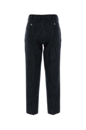Melange blue wool blend pant PT TORINO (CDVSEAZ00STDES29) Melange blue wool blend pant PT TORINO (CDVSEAZ00STDES29)