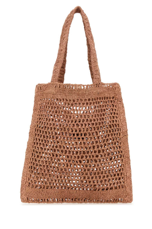 Сумка для покупок Estate Banana из рафии цвета античного розового CHLOE (CH25US901P08) CHLOÉ Сумка для покупок Estate Banana из рафии цвета античного розового CHLOE (CH25US901P08) CHLOÉ