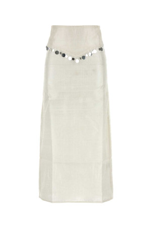 White silk Diane skirt White GIMAGUAS (DIANEMAXISKIRT) White silk Diane skirt White GIMAGUAS (DIANEMAXISKIRT)