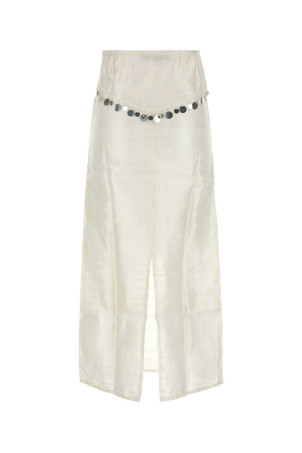White silk Diane skirt White GIMAGUAS (DIANEMAXISKIRT) White silk Diane skirt White GIMAGUAS (DIANEMAXISKIRT)