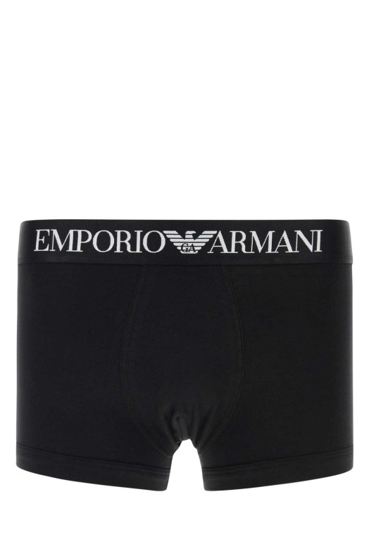 Black stretch cotton boxer EMPORIO ARMANI (EM000231AF14133) Black stretch cotton boxer EMPORIO ARMANI (EM000231AF14133)
