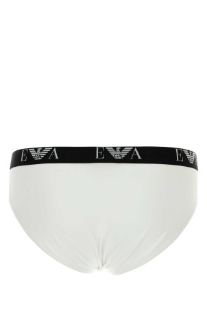 Білий комплект трусів з еластичної бавовни EMPORIO ARMANI (EM000258AF14131) Білий комплект трусів з еластичної бавовни EMPORIO ARMANI (EM000258AF14131)