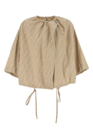 Embroidered chambray jacket FENDI (FLF825ASMF) Embroidered chambray jacket FENDI (FLF825ASMF)