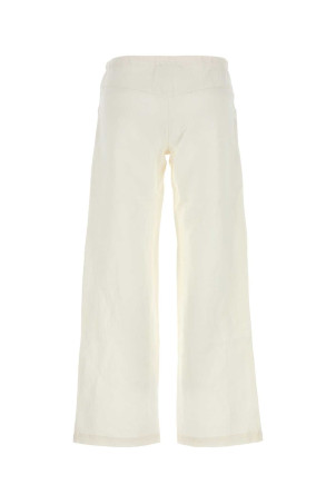 Брюки Gima из смеси льна и слоновой кости Белые GIMAGUAS (GIMATROUSERS) Брюки Gima из смеси льна и слоновой кости Белые GIMAGUAS (GIMATROUSERS)