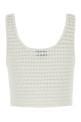 White crochet Kibdi top White LE KASHA (KIBDI)