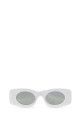 Белые ацетатные солнцезащитные очки LOEWE (LW40033I49) Белые ацетатные солнцезащитные очки LOEWE (LW40033I49)